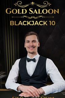 Gold Saloon Blackjack 10